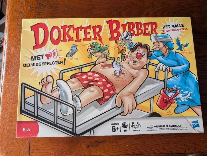 Dokter bibber, Hobby en Vrije tijd, Gezelschapsspellen | Bordspellen, Gebruikt, Een of twee spelers, Ophalen of Verzenden
