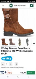 Choco bruine Willis-Liverpool Wolky laarzen 42, Kleding | Dames, Schoenen, Ophalen of Verzenden, Bruin, Zo goed als nieuw