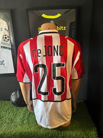Matchworn PSV thuishirt 2002/2004 J. de Jong beschikbaar voor biedingen