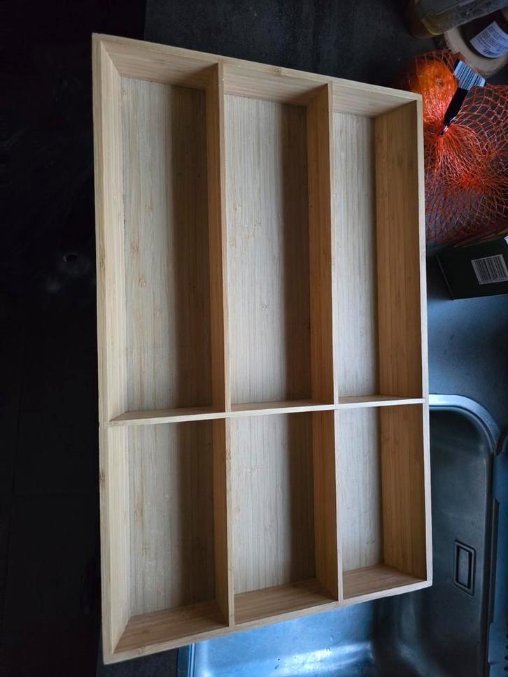 IKEA Variera Bestekbak Bamboe - nieuw, Huis en Inrichting, Kasten | Wandmeubels, Zo goed als nieuw, Minder dan 100 cm, Minder dan 150 cm