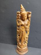 Sarasvati beeldje hout, Ophalen of Verzenden