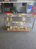 Spoeltafel RVS Mobiel, 100 tot 150 cm, Ophalen of Verzenden, Zo goed als nieuw, 200 cm of meer