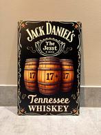 Retro metalen reclame wandbordje Jack Daniel’s mancave bar, Ophalen of Verzenden, Zo goed als nieuw, Reclamebord