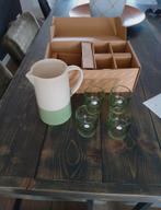 Karaf met glazen. Postcode loterij, Glas of Glazen, Nieuw, Ophalen of Verzenden, Glas