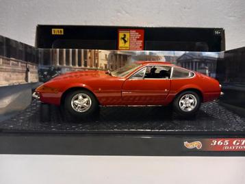 Ferrari 365 GTB Daytona red Hot Wheels metal 1:18 KRD beschikbaar voor biedingen