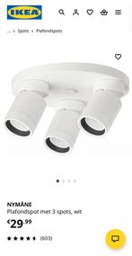 Nymane plafond spots 3, Ophalen, Metaal of Aluminium, Zo goed als nieuw, Modern