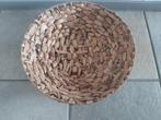 grote gevlochten schaal / mand, Huis en Inrichting, Woonaccessoires | Schalen en Manden, Ophalen, Mand, Rond, Zo goed als nieuw