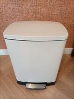 Beige Duo Prullenbak - Netjes!, Ophalen, Met pedaal, 50 tot 75 cm, 40 liter of meer