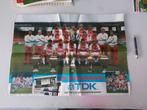 Ajax team poster reclame TDK, Verzamelen, Sportartikelen en Voetbal, Ophalen of Verzenden, Zo goed als nieuw, Ajax, Poster, Plaatje of Sticker