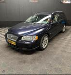 Volvo V70 2.4 D5 Momentum, 179 €/maand, Blauw, Leder en Stof, 163 pk
