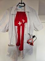 Zusters jas inclusief asseccoires, Kleding | Dames, Carnavalskleding en Feestkleding, Ophalen of Verzenden, Zo goed als nieuw