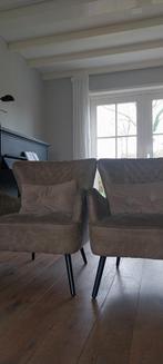 2x fauteuil dahna lichtgroen, jeep, Huis en Inrichting, Kunststof, Gebruikt, 75 tot 100 cm, 50 tot 75 cm