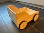 Houten trekkar 36.5x42x27cm  (voor HEMA klapkratjes), Ophalen, Gebruikt, Duw- of Trekspeelgoed