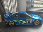 Tamiya tgx  nitro 1/8 subaru Impreza, Hobby en Vrije tijd, Ophalen of Verzenden, Gebruikt, Nitro, Auto onroad