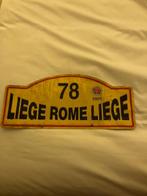 Auto plaat Rally Luik, Verzamelen, Automerken, Motoren en Formule 1, Verzenden, Gebruikt, Auto's