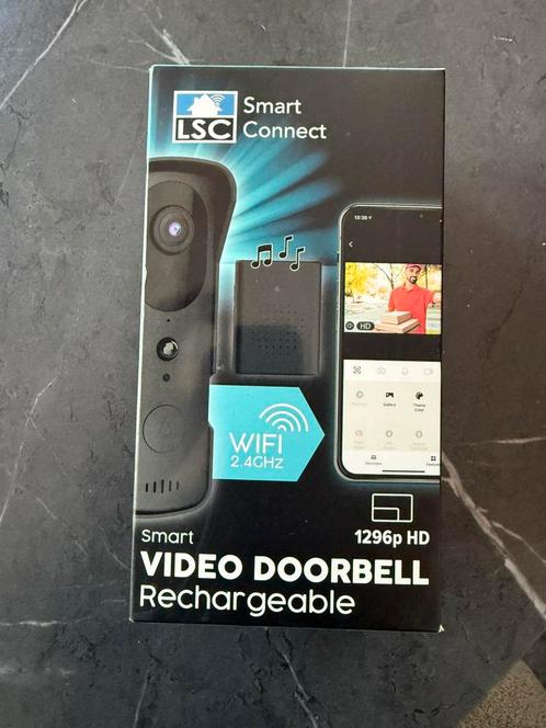 Smart Connect videodeurbel oplaadbaar en draadloos, Huis en Inrichting, Deurbellen, Nieuw, Ophalen of Verzenden