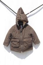 Leuke donkerbruine winterjas.Puntcapuchon.Mt 92.Nono, Meisje, ., Ophalen of Verzenden, Zo goed als nieuw