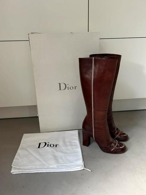 Christian Dior laarzen bruin maat 37, Kleding | Dames, Schoenen, Zo goed als nieuw, Hoge laarzen, Bruin, Ophalen of Verzenden