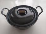 Ouderwetse zwarte emaille pan, Overige materialen, Gebruikt, Verzenden, Stichting Angels's Choice
