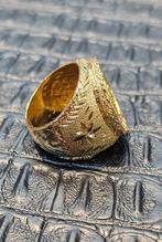 Prachtige Scorpion 18karaat gouden ring maat 19mm, 19 tot 20, Heer, Nieuw, Ophalen of Verzenden