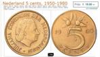 Nederland 1950 t/m 1980 Juliana ƒ 0.05 zie afbeelding, Postzegels en Munten, Munten | Nederland, Setje, Ophalen of Verzenden, Koningin Juliana