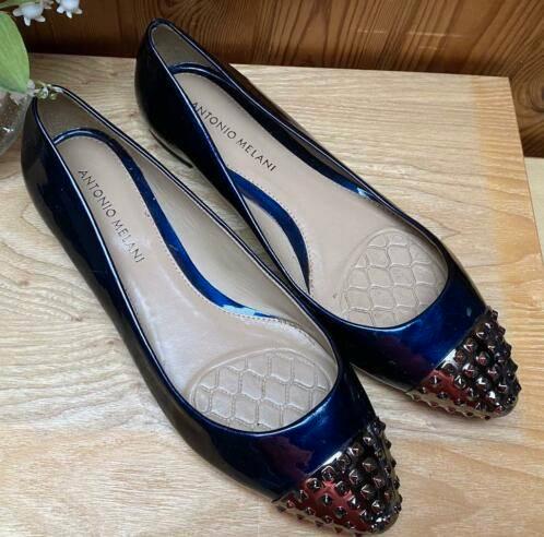 Antonio Melani schoenen maat 39, Kleding | Dames, Schoenen, Zo goed als nieuw, Instappers, Blauw, Ophalen of Verzenden