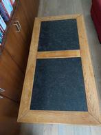 Rechthoekige salontafel met leistenen blad, 50 tot 100 cm, Minder dan 50 cm, 100 tot 150 cm, Overige materialen