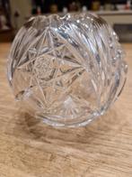 Vintage Kristallen Bloemenvaasje - Starburst Design, Ophalen of Verzenden
