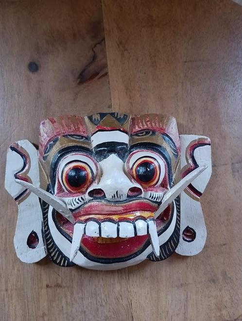 Balinees Rangda dans wandmasker, Antiek en Kunst, Kunst | Beelden en Houtsnijwerken, Ophalen of Verzenden