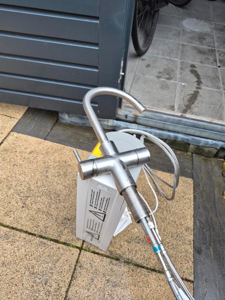 Itho Daalderop Kokend Water Boiler + Kraan, Witgoed en Apparatuur, Waterkokers, Gebruikt, 2 liter of meer, Rvs, Ophalen of Verzenden