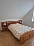 Bed met nachtkastjes matrasmaat 1.40 x 2.00, Huis en Inrichting, Ophalen, Tweepersoons, Hout, 140 cm