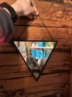 Driehoekige spiegeltjes - set van 3, Huis en Inrichting, Ophalen, Minder dan 50 cm, Zo goed als nieuw, Minder dan 100 cm