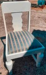 Zgan wit gepimpte stoel, Ophalen, Zo goed als nieuw, Wit, Eén