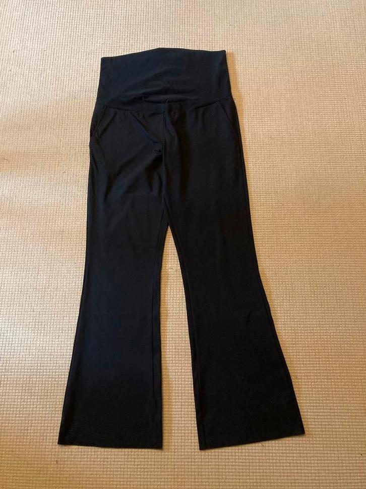 Studio Anneloes Zwangerschapsbroek, Kleding | Dames, Broeken en Pantalons, Zo goed als nieuw, Maat 42/44 (L), Zwart, Lang, Ophalen of Verzenden