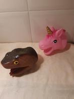 POPPENKAST HANDPOP UNICORN EN SLANG SAMEN 3,50, Ophalen of Verzenden