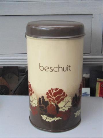brocante beschuitbus/ Brabantia keukenbussen beschuit beschikbaar voor biedingen