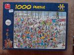 Jan van Haasteren puzzel, 1000 stukjes: op glad ijs, Hobby en Vrije tijd, Denksport en Puzzels, Ophalen of Verzenden, 500 t/m 1500 stukjes