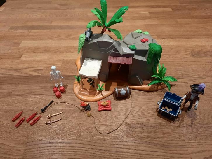 Playmobil Super4 Piratenschuilpaats – 4797, Kinderen en Baby's, Speelgoed | Playmobil, Gebruikt, Complete set, Ophalen of Verzenden