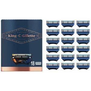 King C. Gillette Scheermesjes 18 stuks Fusion 5, Sieraden, Tassen en Uiterlijk, Uiterlijk | Gezichtsverzorging, Nieuw, Gehele gezicht