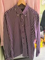 Mc Gregor  blouse/overhemd  maat L paars wit, McGregor, Paars, Ophalen of Verzenden, Halswijdte 41/42 (L)