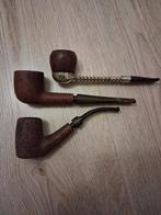 3 oude vintage tabakspijpen, Verzamelen, Ophalen of Verzenden, Gebruikt