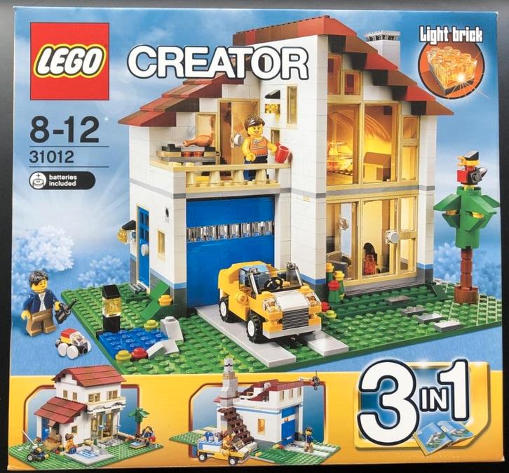 Lego 31012 Familiehuis Creator 3-in-1 NIEUW, Kinderen en Baby's, Speelgoed | Duplo en Lego, Nieuw, Lego, Complete set, Ophalen of Verzenden
