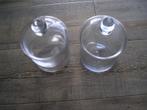 2 glazen potten voor koekjes / bonbons, Huis en Inrichting, Woonaccessoires | Overige, Ophalen