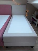 Swiss Sense Boxspring 90x200 cm, Ophalen, 90 cm, Eenpersoons, Beige