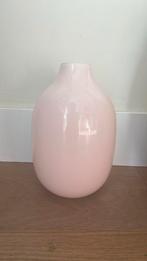 Glazen roze vaas, Overige kleuren, Ophalen of Verzenden, Minder dan 50 cm, Glas
