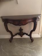 Sidetable biedemijer, Huis en Inrichting, Tafels | Sidetables, Rond, Ophalen of Verzenden, 25 tot 50 cm, Overige houtsoorten