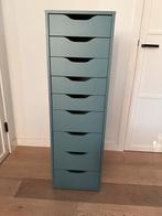 IKEA Alex ladekast met 9 lades (groen) ZGAN, Huis en Inrichting, Ophalen, Minder dan 50 cm, 5 laden of meer, 100 tot 150 cm