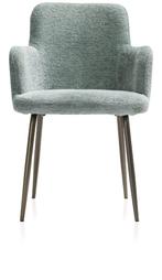 6 Nieuwe Armleuning stoelen, Groen met goud poot Olle Coco, Ophalen, Nieuw, Vijf, Zes of meer stoelen, Stof