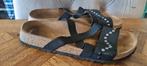 Birkenstock Papillio sandalen maat 40 zwart met studs, Kleding | Dames, Schoenen, Ophalen of Verzenden, Zo goed als nieuw, Zwart