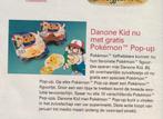 Retro reclame 2001 Danone zuivel Pokemon figuurtjes, Verzamelen, Verzenden, Overige typen